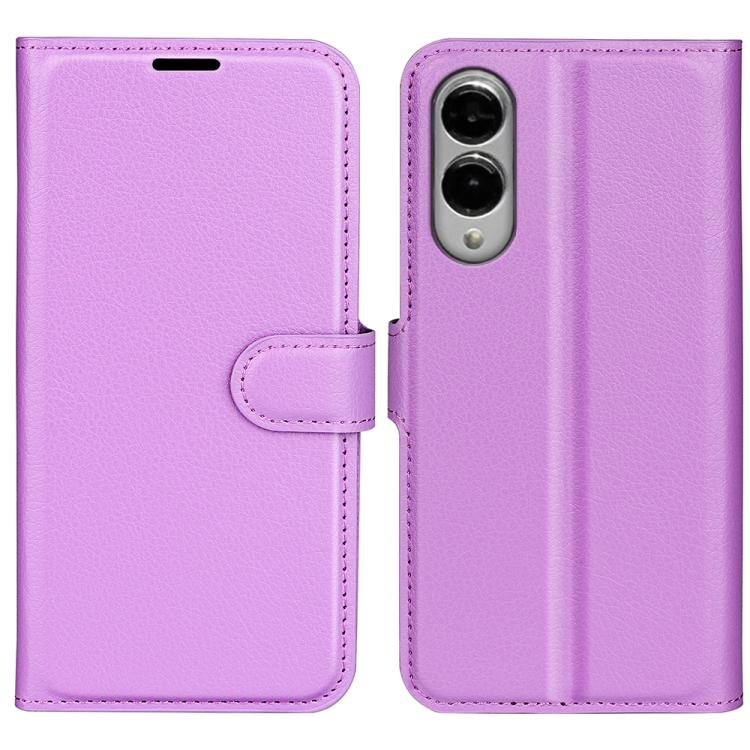 Litchi Texture Horizontal Flip Leather Phone Case with Holder, For Galaxy S25 Edge 5G, For Galaxy A06 5G, For Galaxy A26 5G, For Galaxy A36 5G, For Galaxy S25 5G