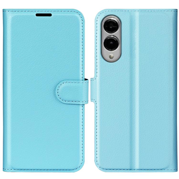 Litchi Texture Horizontal Flip Leather Phone Case with Holder, For Galaxy S25 Edge 5G, For Galaxy A06 5G, For Galaxy A26 5G, For Galaxy A36 5G, For Galaxy S25 5G