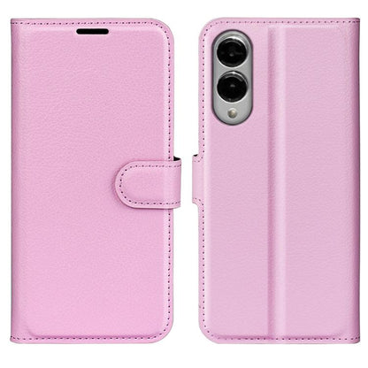 Litchi Texture Horizontal Flip Leather Phone Case with Holder, For Galaxy S25 Edge 5G, For Galaxy A06 5G, For Galaxy A26 5G, For Galaxy A36 5G, For Galaxy S25 5G