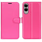 Litchi Texture Horizontal Flip Leather Phone Case with Holder, For Galaxy S25 Edge 5G, For Galaxy A06 5G, For Galaxy A26 5G, For Galaxy A36 5G, For Galaxy S25 5G