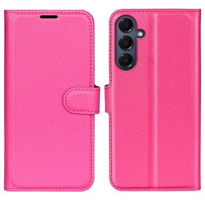 Litchi Texture Horizontal Flip Leather Phone Case with Holder, For Galaxy A57 5G, For Galaxy A37 5G, For Galaxy A27 5G, For Galaxy S25 FE 5G, For Galaxy A17 5G