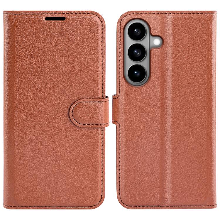 Litchi Texture Horizontal Flip Leather Phone Case with Holder, For Galaxy S26 FE 5G, For Galaxy S26+ 5G, For Galaxy S26 Edge 5G, For Galaxy S26 Ultra 5G, For Galaxy S26 5G