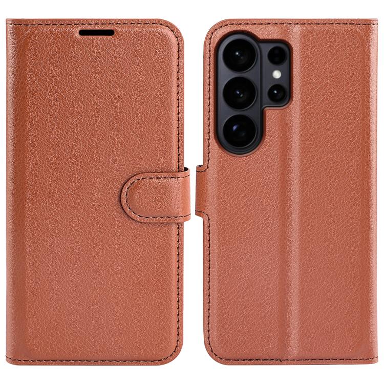 Litchi Texture Horizontal Flip Leather Phone Case with Holder, For Galaxy S26 FE 5G, For Galaxy S26+ 5G, For Galaxy S26 Edge 5G, For Galaxy S26 Ultra 5G, For Galaxy S26 5G