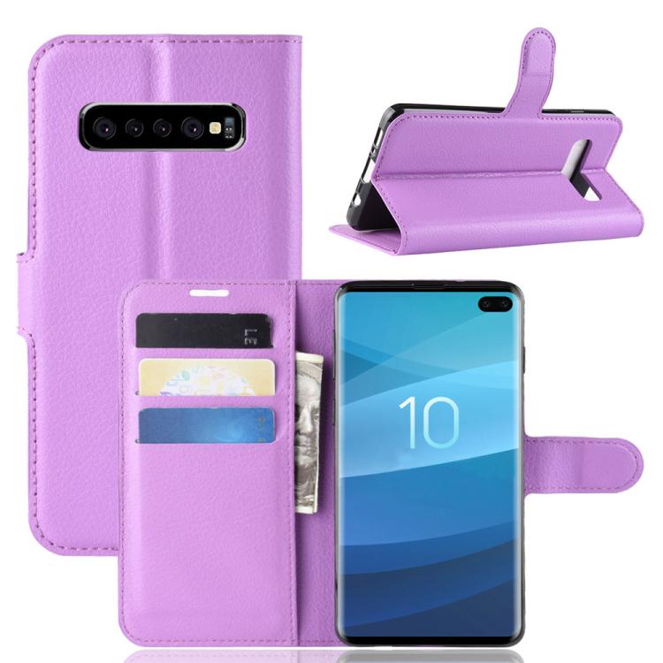 Litchi Texture Horizontal Flip Leather Phone Case with Holder, For Galaxy S25+ 5G, For Galaxy S25 Ultra 5G, For Galaxy A16 5G, For Galaxy Xcover7 Pro, For Galaxy S10 5G 6.7