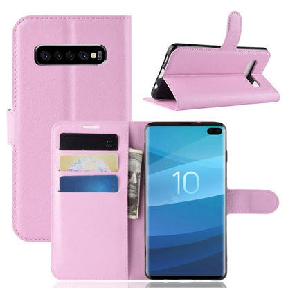 Litchi Texture Horizontal Flip Leather Phone Case with Holder, For Galaxy S25+ 5G, For Galaxy S25 Ultra 5G, For Galaxy A16 5G, For Galaxy Xcover7 Pro, For Galaxy S10 5G 6.7