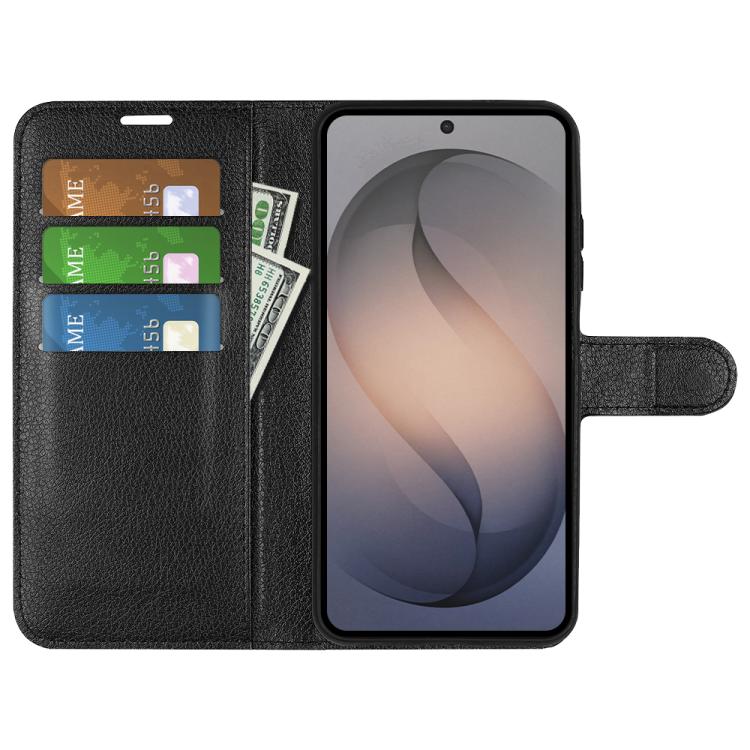 Litchi Texture Horizontal Flip Leather Phone Case with Holder, For Galaxy S26 FE 5G, For Galaxy S26+ 5G, For Galaxy S26 Edge 5G, For Galaxy S26 Ultra 5G, For Galaxy S26 5G