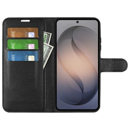 Litchi Texture Horizontal Flip Leather Phone Case with Holder, For Galaxy S26 FE 5G, For Galaxy S26+ 5G, For Galaxy S26 Edge 5G, For Galaxy S26 Ultra 5G, For Galaxy S26 5G