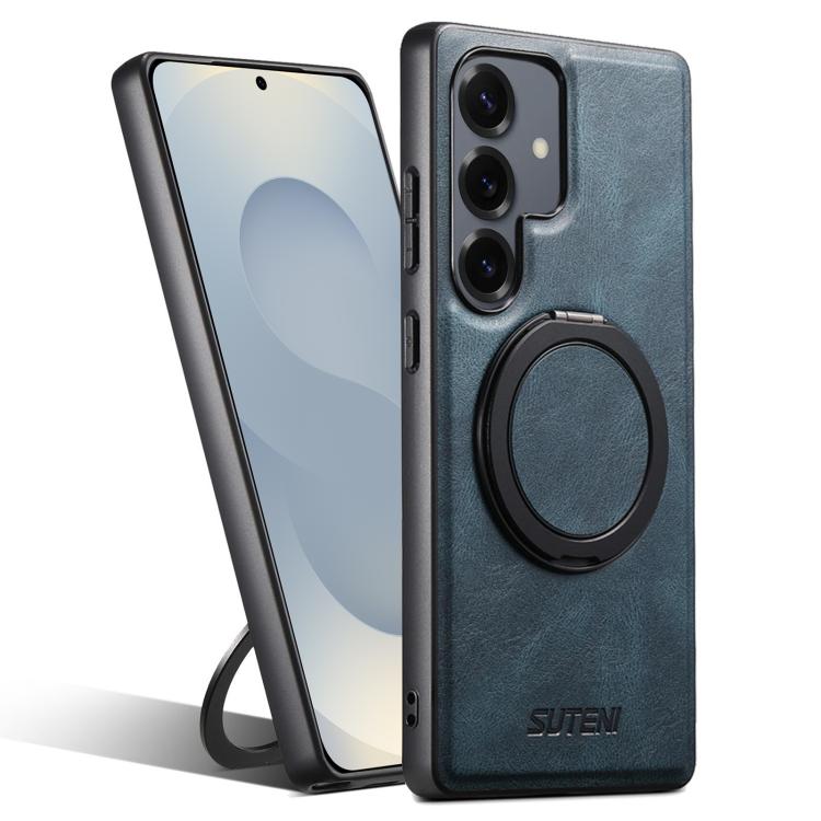 Suteni G3 Oil Wax 360 Rotation Holder MagSafe Back Phone Case, For Samsung Galaxy S26 Ultra 5G, For Samsung Galaxy S25 5G, For Samsung Galaxy S25+ 5G, For Samsung Galaxy S25 Ultra 5G, For Samsung Galaxy S24 Ultra 5G, For Samsung Galaxy S24+ 5G         ...