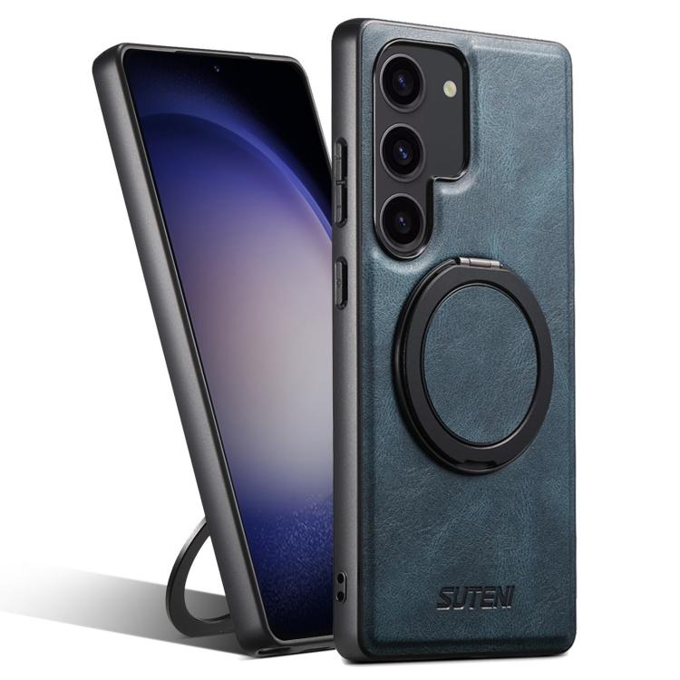 Suteni G3 Oil Wax 360 Rotation Holder MagSafe Back Phone Case, For Samsung Galaxy S26 Ultra 5G, For Samsung Galaxy S25 5G, For Samsung Galaxy S25+ 5G, For Samsung Galaxy S25 Ultra 5G, For Samsung Galaxy S24 Ultra 5G, For Samsung Galaxy S24+ 5G         ...