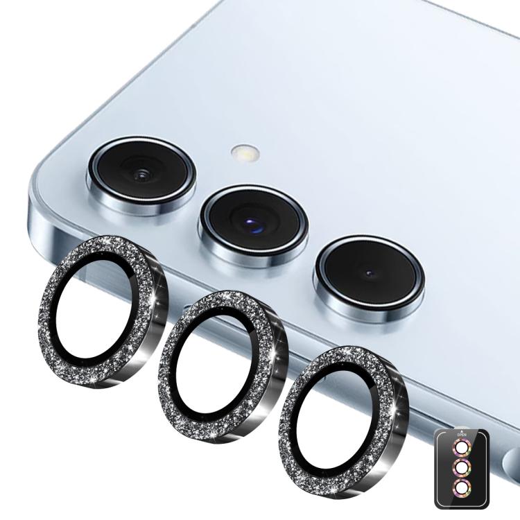 ENKAY Hat-Prince 9H Rear Camera Lens Glitter Aluminium Alloy Tempered Glass Film