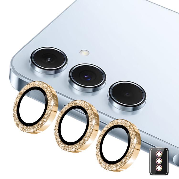 ENKAY Hat-Prince 9H Rear Camera Lens Glitter Aluminium Alloy Tempered Glass Film