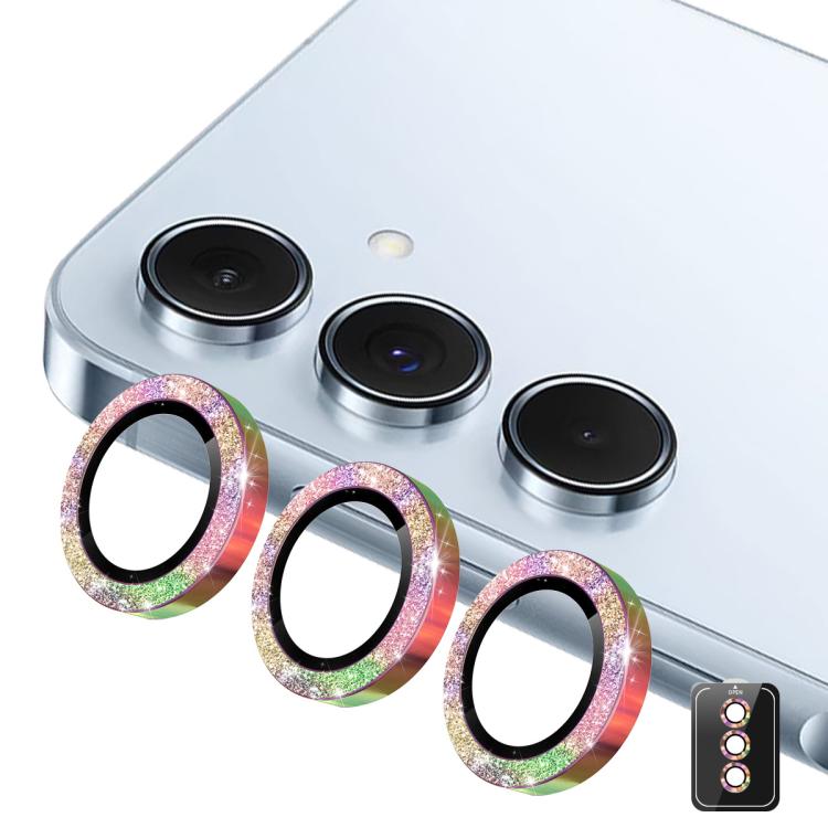 ENKAY Hat-Prince 9H Rear Camera Lens Glitter Aluminium Alloy Tempered Glass Film