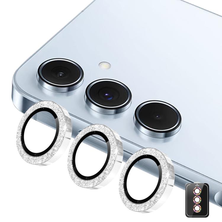 ENKAY Hat-Prince 9H Rear Camera Lens Glitter Aluminium Alloy Tempered Glass Film