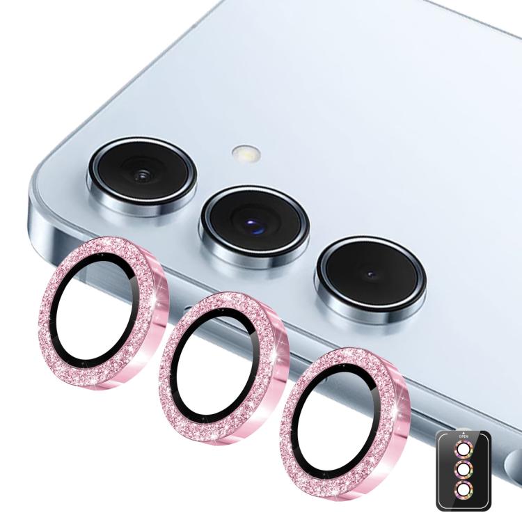 ENKAY Hat-Prince 9H Rear Camera Lens Glitter Aluminium Alloy Tempered Glass Film