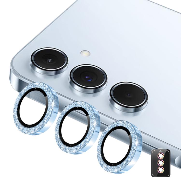 ENKAY Hat-Prince 9H Rear Camera Lens Glitter Aluminium Alloy Tempered Glass Film