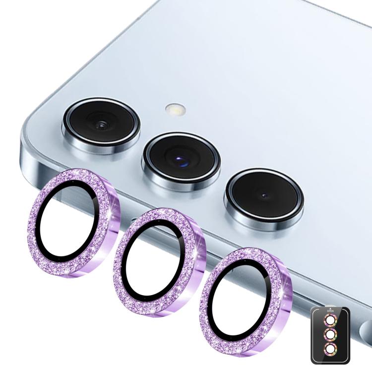 ENKAY Hat-Prince 9H Rear Camera Lens Glitter Aluminium Alloy Tempered Glass Film