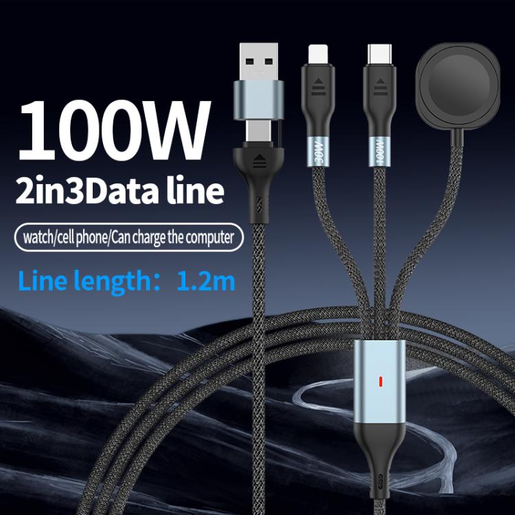 100W PD Fast Charging Date Cable for Phone and Watch