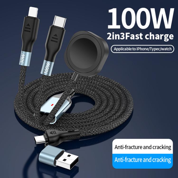 100W PD Fast Charging Date Cable for Phone and Watch
