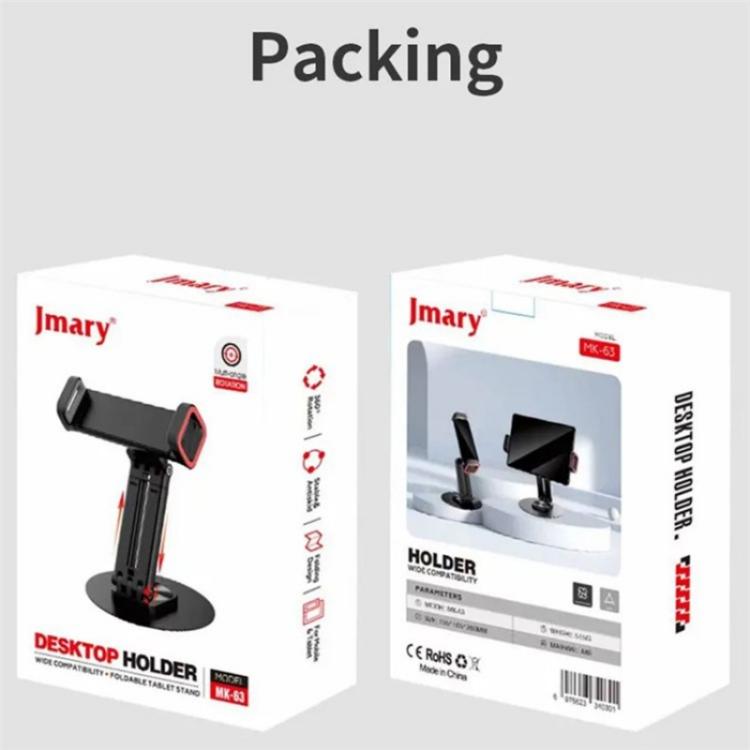JMARY MK63 Foldable 360 Degree Rotating Base Desktop Phone Tablet Holder