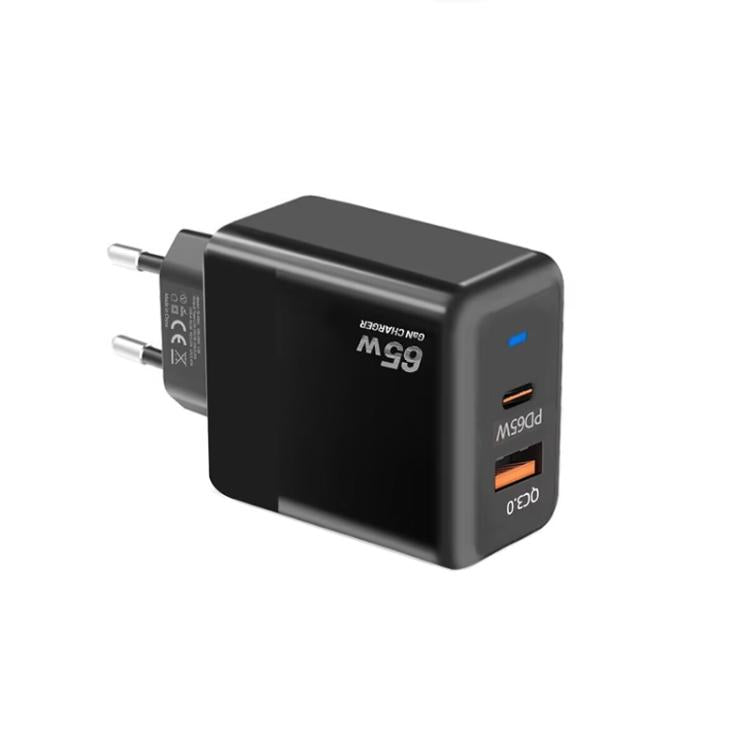 GaN PD 45W + QC3.0 USB Fully Compatible Protocol Charger，EU Plug