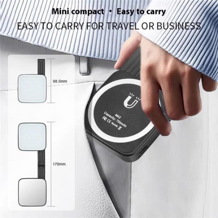M42 Double-Sided Lighting Fill Light MagSafe Magnetic Phone Selfie Beauty Lamp