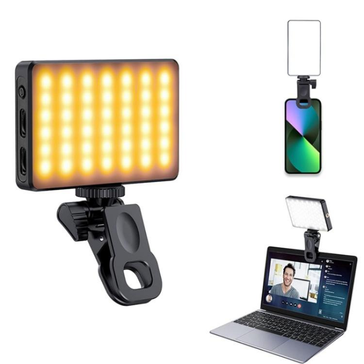 T140 Portable Clip Fill Light Phone Camera Tablet Video Live Selfie Fill Light