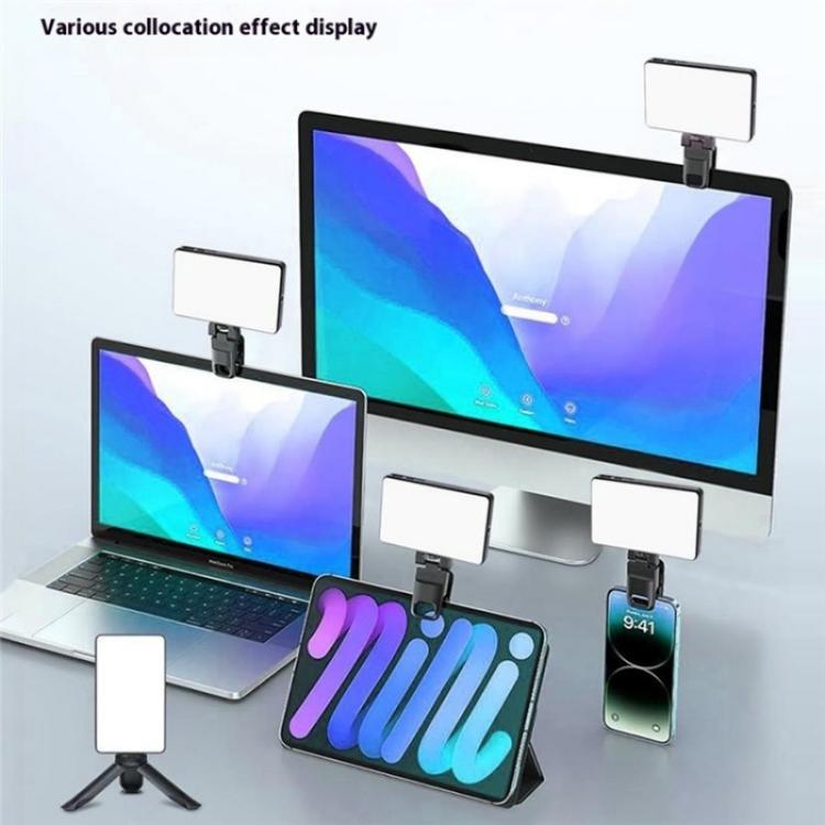 T140 Portable Clip Fill Light Phone Camera Tablet Video Live Selfie Fill Light