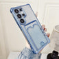 Gradient Glitter Plating TPU Phone Case with Card Slot, For Samsung Galaxy S22 Ultra 5G, For Samsung Galaxy S22+ 5G, For Samsung Galaxy S22 5G