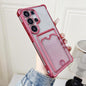 Gradient Glitter Plating TPU Phone Case with Card Slot, For Samsung Galaxy S22 Ultra 5G, For Samsung Galaxy S22+ 5G, For Samsung Galaxy S22 5G