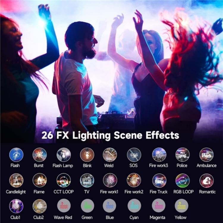 Weeylite S05 Portable App Control Phone Fill Lamp Video Live Streaming Photography RGB Full Color Fill Light