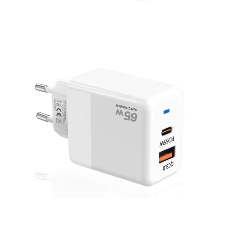 PD41 GaN PD 45W + USB Charger with Type-C to Type-C Data Cable, EU Plug