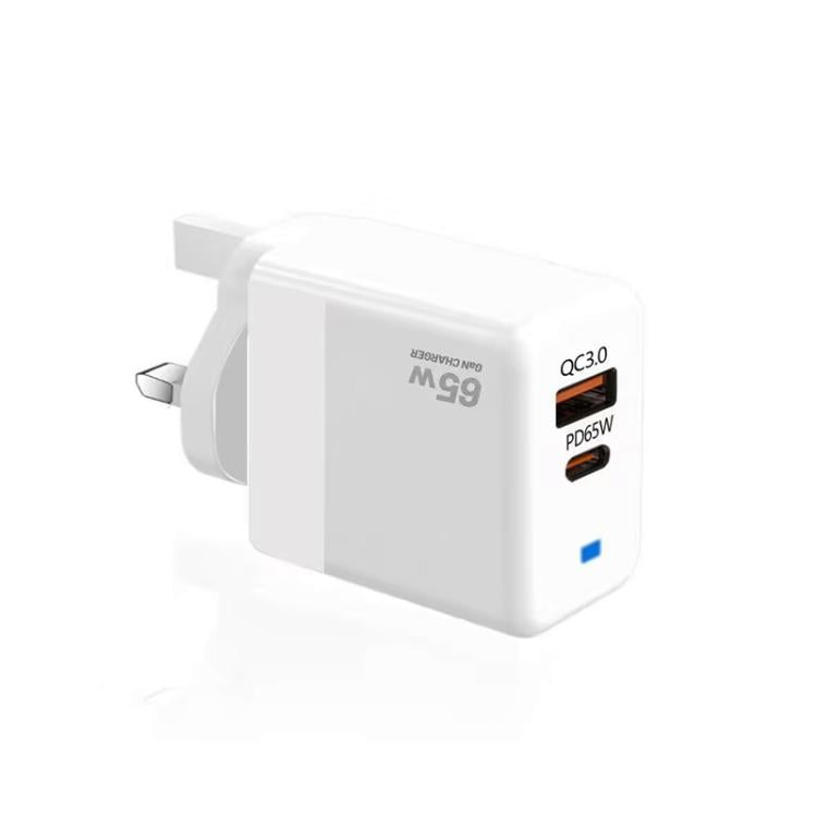 PD41 GaN PD 45W + USB Charger with Type-C to Type-C Data Cable, UK Plug