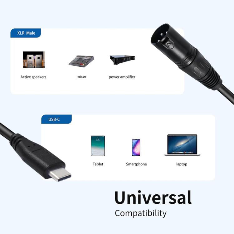 JUNSUNMAY Microphone Phone Audio Adapter Cable, Length: 1m