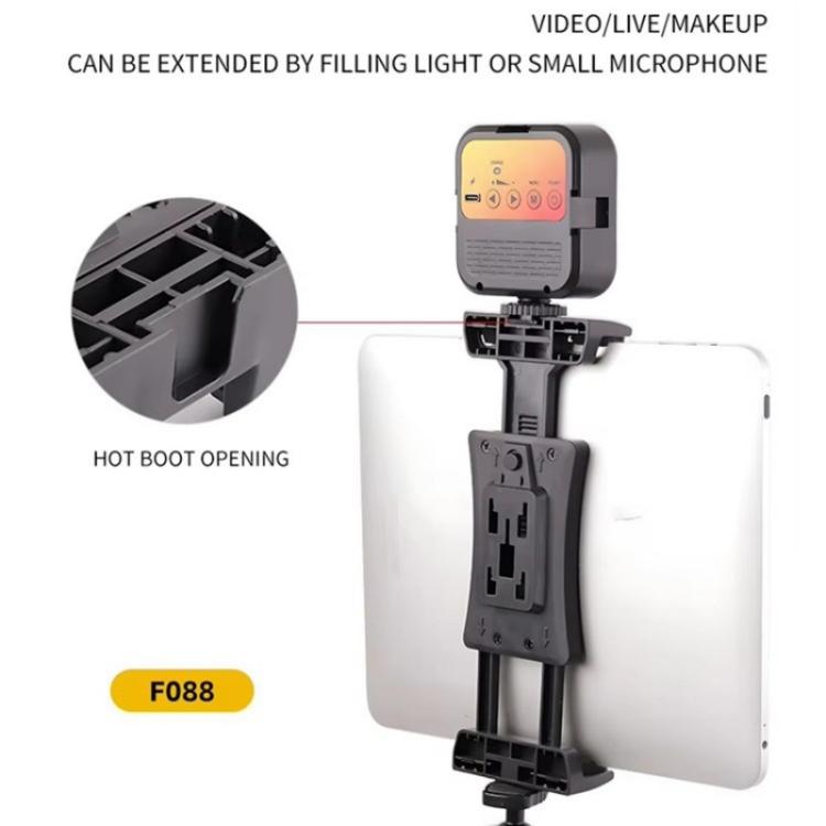 F088 Hot Shoe Mount Large Tablet Clamp Multi-Function Universal Phone Tablet Holder