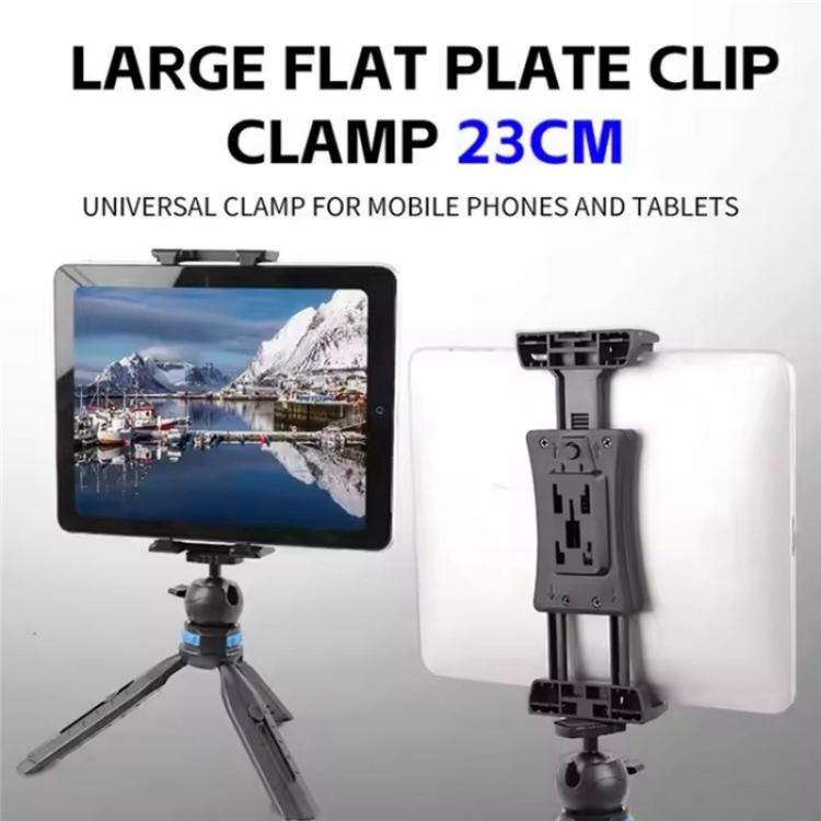 F088 Hot Shoe Mount Large Tablet Clamp Multi-Function Universal Phone Tablet Holder