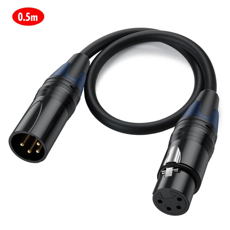JUNSUNMAY 4 Pin XLR Male to Female Headphone Audio Adapter Cable