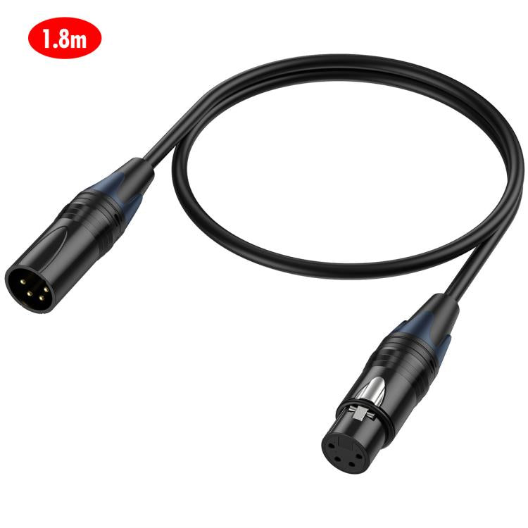 JUNSUNMAY 4 Pin XLR Male to Female Headphone Audio Adapter Cable