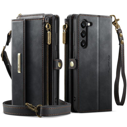 CaseMe C39 RFID Blocking Zipper Wallet Leather Phone Case with Crossbody Strap, For Samsung Galaxy S23 5G, For Samsung Galaxy S22+ 5G, For Samsung Galaxy S22 5G, For Samsung Galaxy S21 FE 5G, For Samsung Galaxy A52, For Samsung Galaxy A53              ...