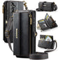 CaseMe C39 RFID Blocking Zipper Wallet Leather Phone Case with Crossbody Strap, For Galaxy S26 FE 5G, For Samsung Galaxy S26+ 5G, For Samsung Galaxy S26 Ultra 5G, For Samsung Galaxy S26 5G, For Samsung Galaxy A57 5G, For Samsung Galaxy S25 FE 5G       ...