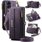 CaseMe C39 RFID Blocking Zipper Wallet Leather Phone Case with Crossbody Strap, For Galaxy S26 FE 5G, For Samsung Galaxy S26+ 5G, For Samsung Galaxy S26 Ultra 5G, For Samsung Galaxy S26 5G, For Samsung Galaxy A57 5G, For Samsung Galaxy S25 FE 5G       ...