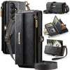CaseMe C39 RFID Blocking Zipper Wallet Leather Phone Case with Crossbody Strap, For Galaxy S26 FE 5G, For Samsung Galaxy S26+ 5G, For Samsung Galaxy S26 Ultra 5G, For Samsung Galaxy S26 5G, For Samsung Galaxy A57 5G, For Samsung Galaxy S25 FE 5G       ...
