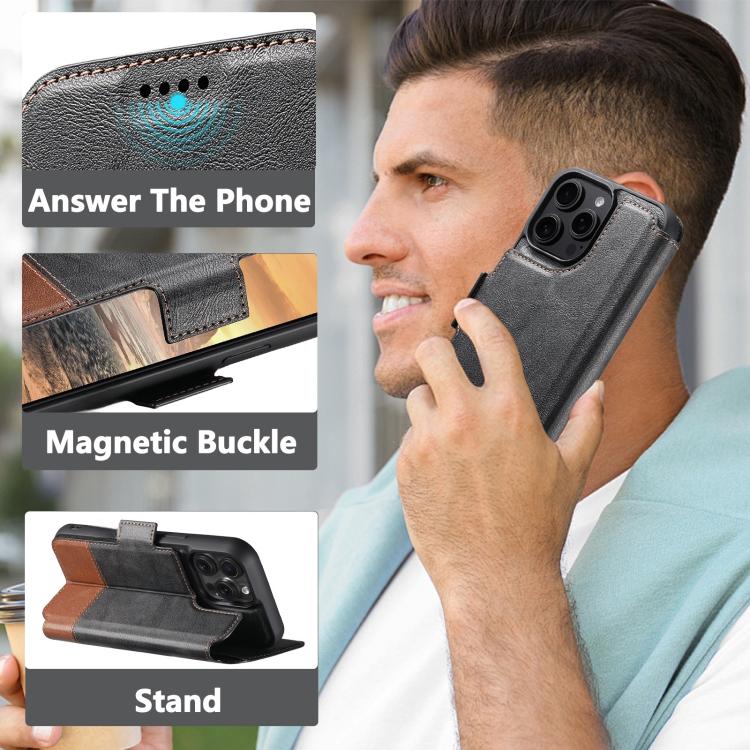 Suteni Q06 2-in-1 Multi-function Detachable Wallet MagSafe Phone Case