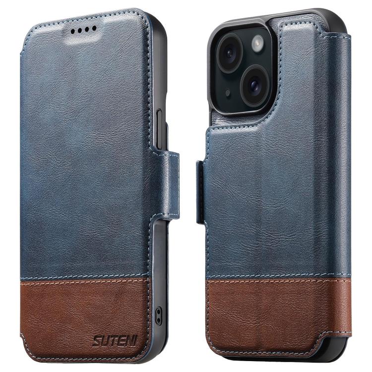 Suteni Q06 2-in-1 Multi-function Detachable Wallet MagSafe Phone Case