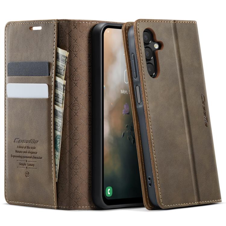CaseMe 033 Calf Leather Lining Microfibre RFID Blocking Phone Case, For Samsung Galaxy Z Fold7 5G, For Samsung Galaxy Z Filp7 5G, For Samsung Galaxy S25 Edge, For Samsung Galaxy A56 5G, For Samsung Galaxy A26, For Samsung Galaxy A36 5G                 ...