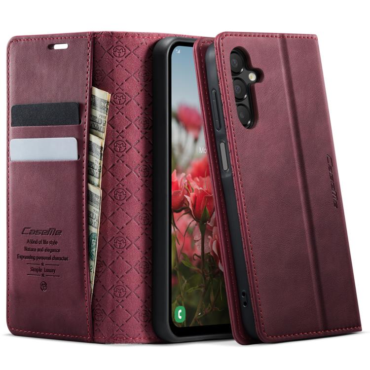 CaseMe 033 Calf Leather Lining Microfibre RFID Blocking Phone Case, For Samsung Galaxy Z Fold7 5G, For Samsung Galaxy Z Filp7 5G, For Samsung Galaxy S25 Edge, For Samsung Galaxy A56 5G, For Samsung Galaxy A26, For Samsung Galaxy A36 5G                 ...
