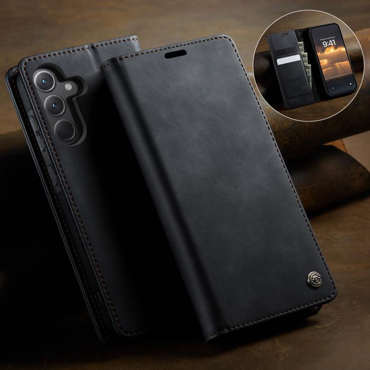 CaseMe 033 Calf Leather Lining Microfibre RFID Blocking Phone Case, For Samsung Galaxy A35 5G, For Samsung Galaxy S24 Ultra 5G, For Samsung Galaxy A15, For Samsung Galaxy A25, For Samsung Galaxy S23 FE 5G, For Samsung Galaxy A24 4G                     ...