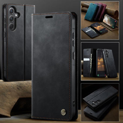CaseMe 033 Calf Leather Lining Microfibre RFID Blocking Phone Case, For Samsung Galaxy A35 5G, For Samsung Galaxy S24 Ultra 5G, For Samsung Galaxy A15, For Samsung Galaxy A25, For Samsung Galaxy S23 FE 5G, For Samsung Galaxy A24 4G                     ...