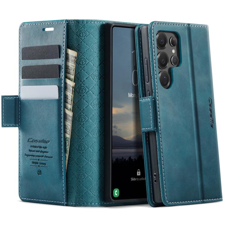 CaseMe 033 Calf Leather Lining Microfibre RFID Blocking Phone Case, For Samsung Galaxy S23+ 5G, For Samsung Galaxy S23 5G, For Samsung Galaxy A12 5G, For Samsung Galaxy S20 FE, For Samsung Galaxy A23 / M23, For Samsung Galaxy A53                       ...