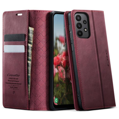 CaseMe 033 Calf Leather Lining Microfibre RFID Blocking Phone Case, For Samsung Galaxy S23+ 5G, For Samsung Galaxy S23 5G, For Samsung Galaxy A12 5G, For Samsung Galaxy S20 FE, For Samsung Galaxy A23 / M23, For Samsung Galaxy A53                       ...
