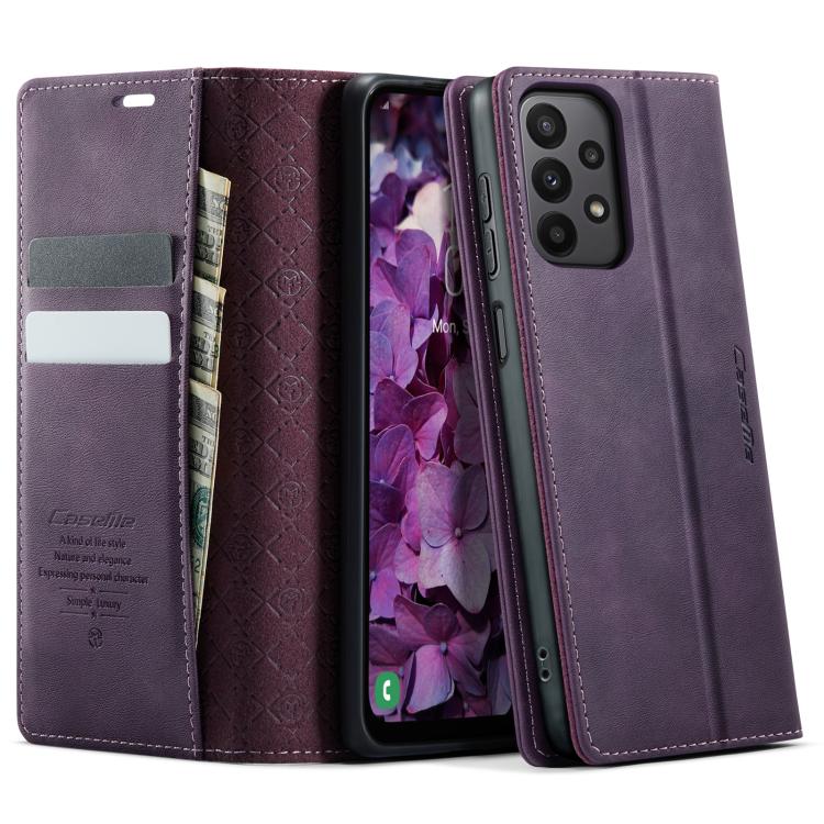 CaseMe 033 Calf Leather Lining Microfibre RFID Blocking Phone Case, For Samsung Galaxy S23+ 5G, For Samsung Galaxy S23 5G, For Samsung Galaxy A12 5G, For Samsung Galaxy S20 FE, For Samsung Galaxy A23 / M23, For Samsung Galaxy A53                       ...